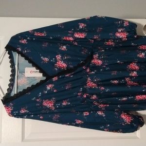 ❄️PatPat floral plus size dress